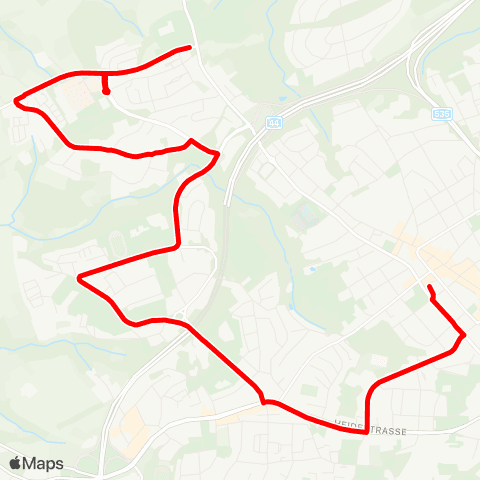 VRR Velbert Kettwiger Straße map