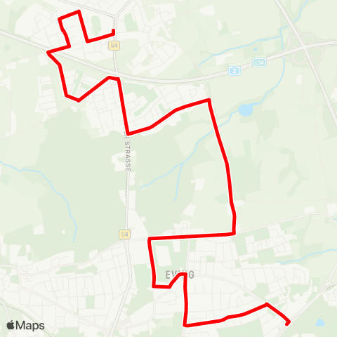 VRR Schulte Rödding - Brechten Zentrum map