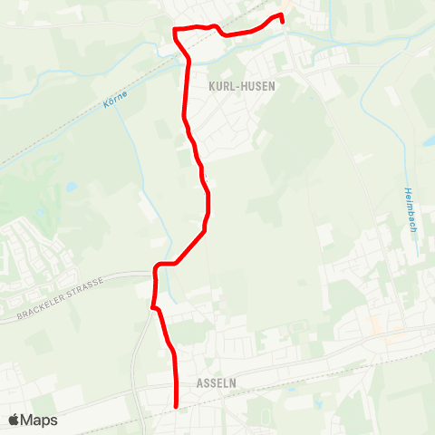 VRR Lehnemannsweg - Wickeder Straße map