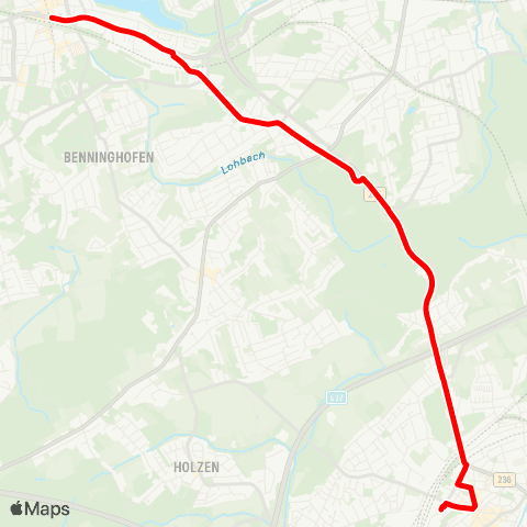 VRR Schwerte ZOB - DO-Hörde Bf map