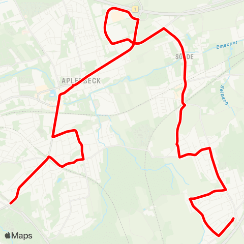 VRR Lichtendorf - Schwerter Wald map