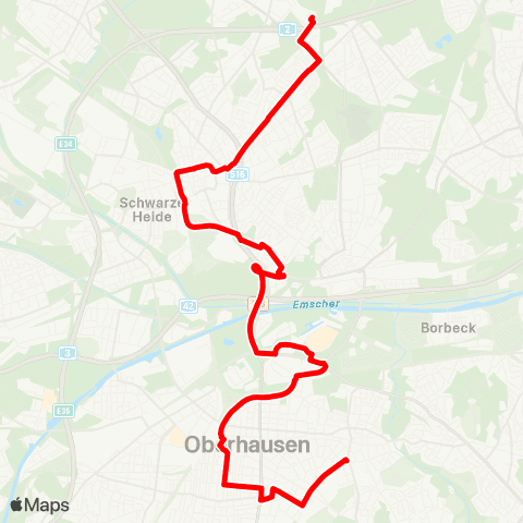 VRR Lindenhorst Friedhof - Deusen map