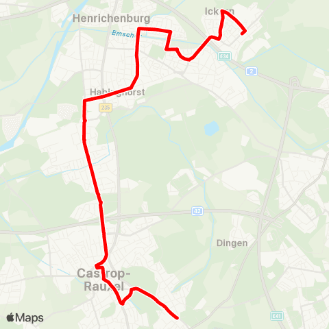 VRR Schwerin Seniorenheim - Ickern Nord map