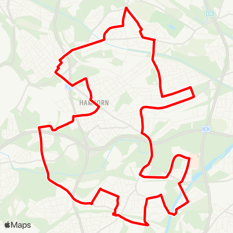 VRR DU-Obermeiderich - Neumühl - Röttgersbach - Marxloh - Hamborn - Beeck - Meiderich - DU-Obermeiderich map