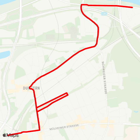 VRR DU-Werthacker - Duissern - Hauptbahnhof map