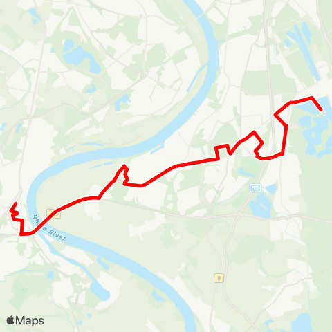 VRR KR-Uerdingen - DU-Mündelheim - Hüttenheim - Buchholz - Großenbaum - DU-Wedau map