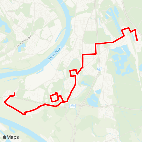 VRR DU-Mündelheim - Serm - Ungelsheim - Huckingen - Buchholz - Wedau - DU-Bissingheim map