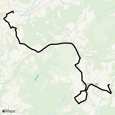 VRR DU-Hbf Osteingang - Stadtmitte - Hochfeld - Wanheim - DU-Hüttenheim map