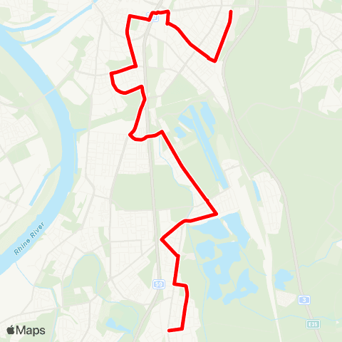 VRR DU-Großenbaum - Wedau - DU-Kaßlerfeld map