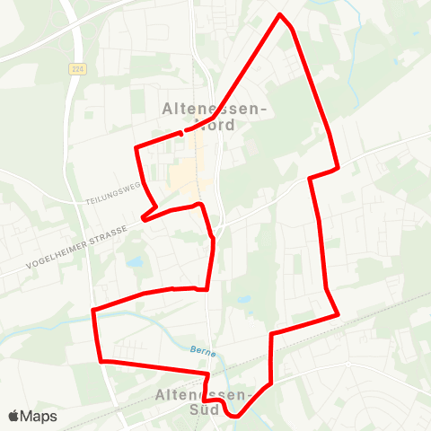 VRR Karlsplatz - Altenessen Mitte - Rahmviertel - Karlsplatz map
