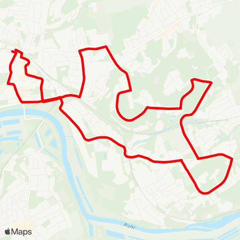 VRR Steele - Freisenbruch - Hörsterfeld - Steele map