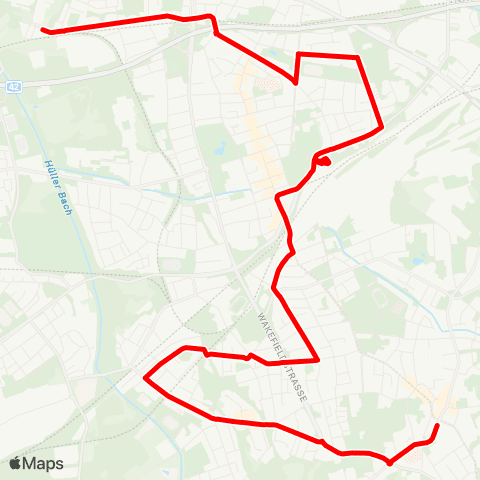 VRR HER-Eickel - Röhlinghausen - Solbad - Wanne-Eickel Hbf - Wananas - Wanne Nord - HER-Unser Fritz map