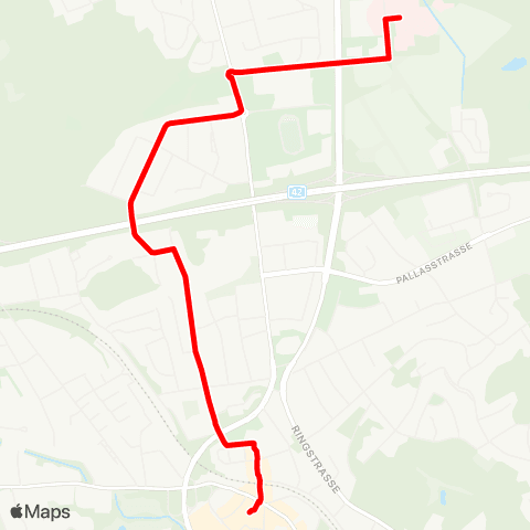 VRR Castrop Münsterplatz - Holzstr. - Europaplatz - CAS-Ev. Krankenhaus map