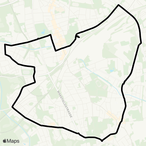 VRR Wanne-Eickel Hbf - Crange - Unser Fritz - Wanne-Eickel Hbf - Bickern - Röhlingh. - Eickel - Wanne-Eickel Hbf map