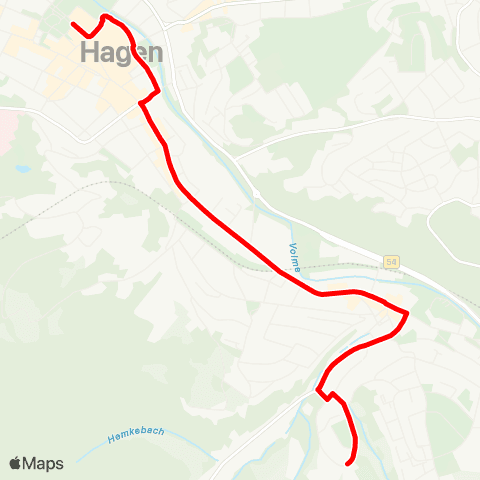 VRR Eilperfeld - Eilpe - Elisabethstr. - Stadtmitte map