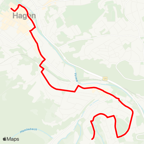 VRR Stadtmitte - Elisabethstr. - Eilpe - Eilperfeld map