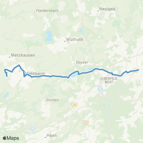 VRR Wuppertal - Wuppertal-Wieden - ME-Stadtwald - Jubiläumsplatz - ME-Käthe-Kollwitz-Ring map