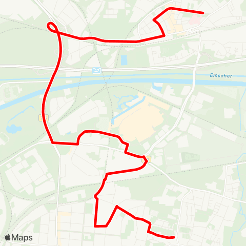 VRR St.-Marien-Hospital - Brücktorstr. - Königsberger Str. map