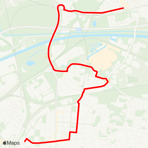 VRR OB-Hbf - Bertha v. S. Gymn. - Osterfeld Süd Bf map