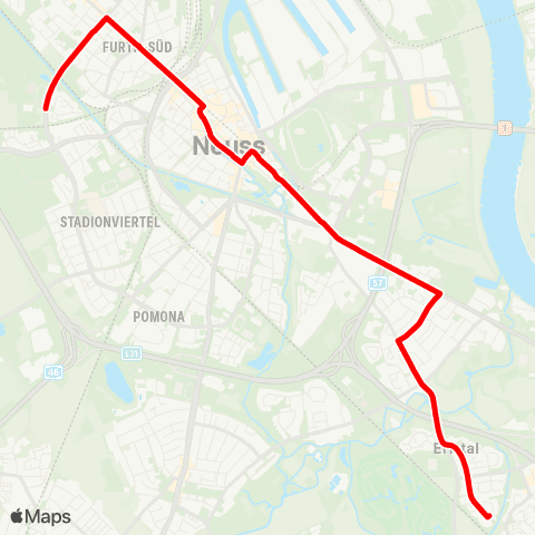 VRR Erfttal -  - Hauptbahnhof map
