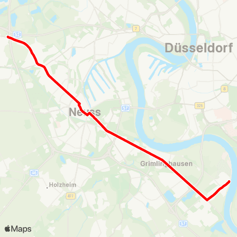 VRR Uedesheim -  - Hauptbahnhof map