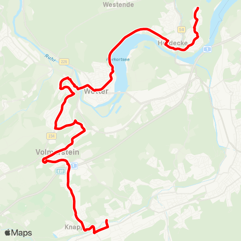 VRR Herdecke-Herrentisch - Wetter - HA-Westerbauer Bf map