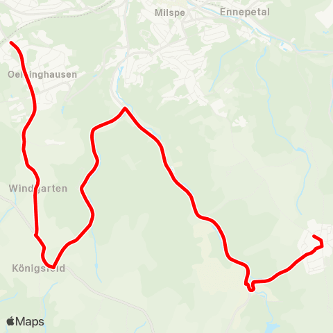 VRR Scharpenberg - Becke - Rüggeberg map