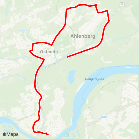 VRR Wittbräucke Bf - Friedrich-Harkort-Gymnasium ( Verkehrt nur an Schultagen ) map