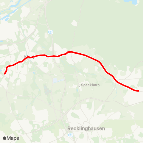 VRR Marl Mitte - Sinsen Bf - Oer-Erkenschwick Berliner Platz map