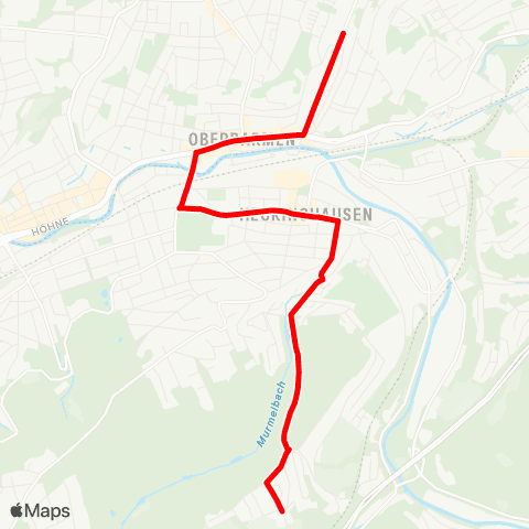 VRR Friedrich-Tillmanns-Straße - Konradswüste map