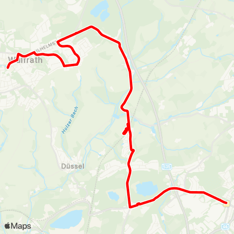 VRR Düsseldorfer Str. - Wülfrath, Stadtmitte map
