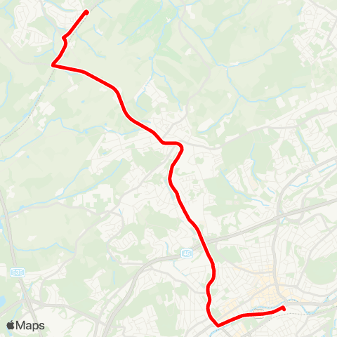 VRR Rosenhügel Bahnhof - Morianstraße (Hbf) map