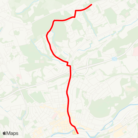 VRR Röttgen - Hauptbahnhof map