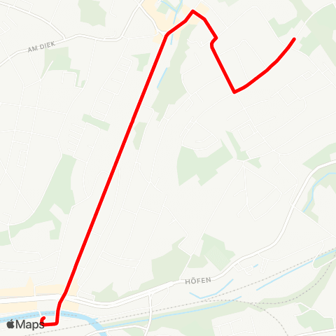 VRR Oberbarmen Bf - Windhukstraße map