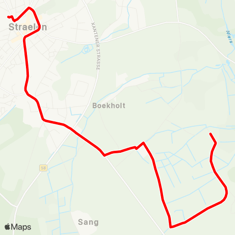 VRR Straelen - Boekholt map
