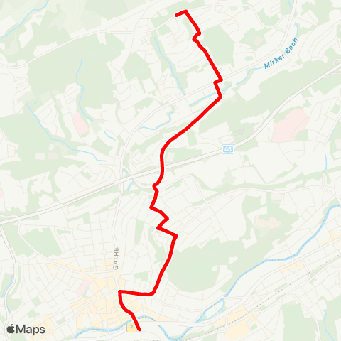 VRR Röttgen - Hauptbahnhof map