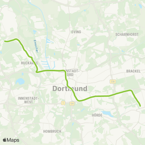 VRR DO-Westerfilde - Aplerbeck map