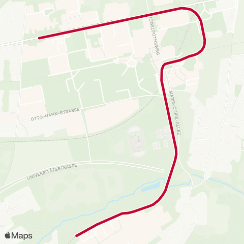 VRR Eichlinghofen H-Bahn - Technologiezentrum map