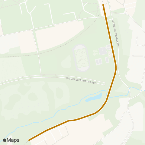 VRR DO-Eichlinghofen H-Bahn - Campus Süd - Universität map