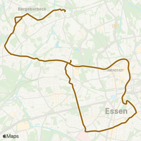VRR Borbeck - Helenenstr. - Essen Hbf Rüttenscheid - Helenenstr. map