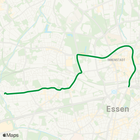 VRR Frohnhausen - Altendorf - Rathaus Essen - Essen Hbf map
