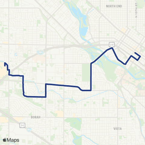 ValleyRide Franklin map