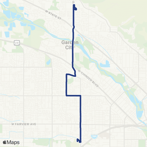 ValleyRide Cole / Glenwood map