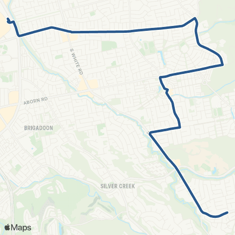 VTA Eastridge - The Villages map