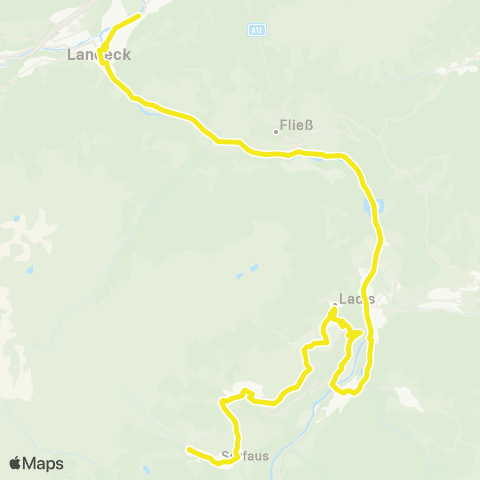 Verkehrsverbund Tirol Landeck - Prutz - Ried i. O. - Ladis - Fiss - Serfaus map