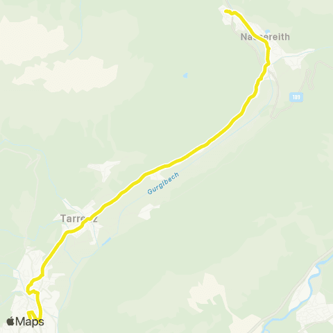 Verkehrsverbund Tirol Nassereith - Tarrenz - Obtarrenz - Imst map