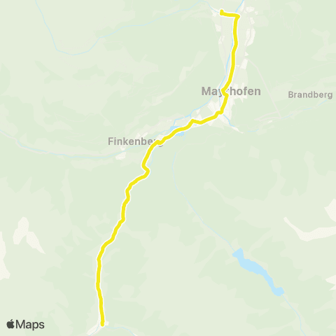 Verkehrsverbund Tirol Mayrhofen - Ginzling map