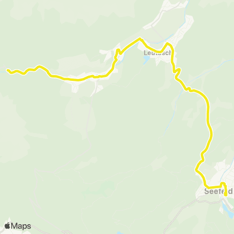 Verkehrsverbund Tirol Seefeld i. T. - Weidach - Oberleutasch (Gaistal) map