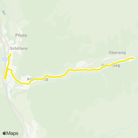 Verkehrsverbund Tirol Matrei a. Br. - Navis map