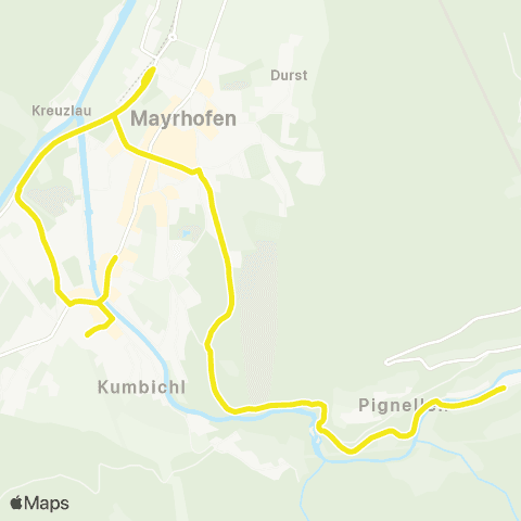 Verkehrsverbund Tirol F Zillergrund map